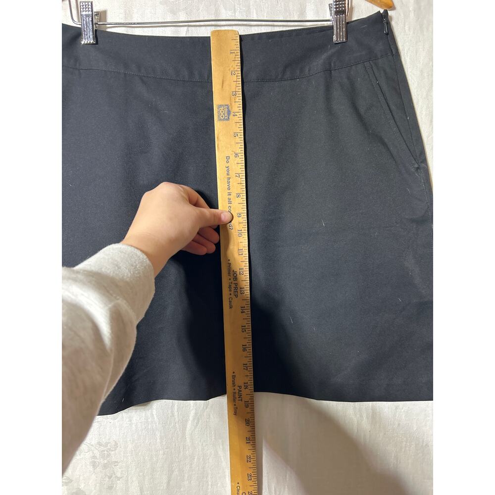 Adidas Skort 12 Black Climacool Pockets Side Zip Shorts Skirt Tennis Pickleball - Picture 5 of 12